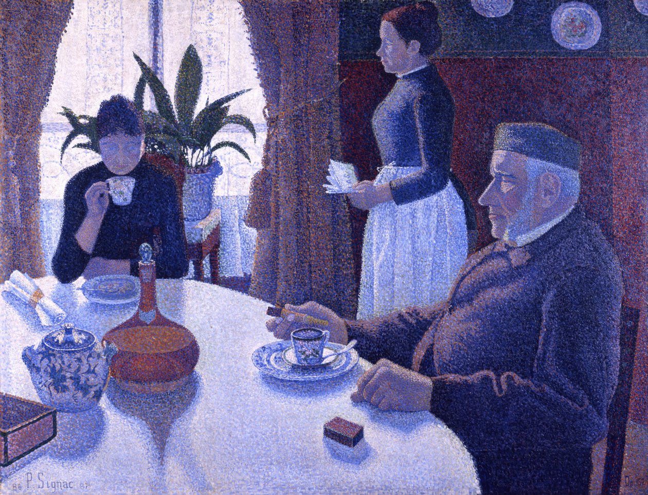 Café da manhã | Paul Signac | Impressão de arte